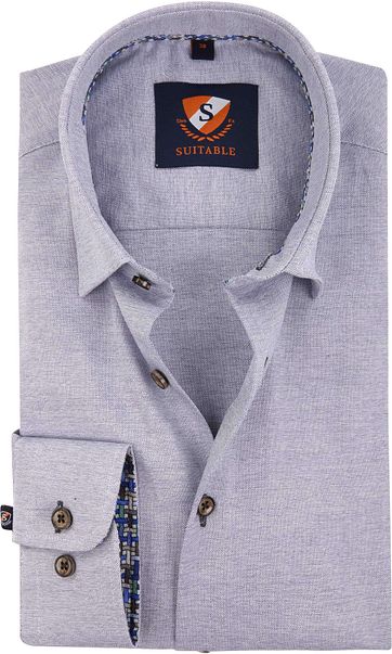 Suitable Overhemd Mouline suitable kopen in de aanbieding Suitable Overhemd Mouline suitable kopen in de aanbieding