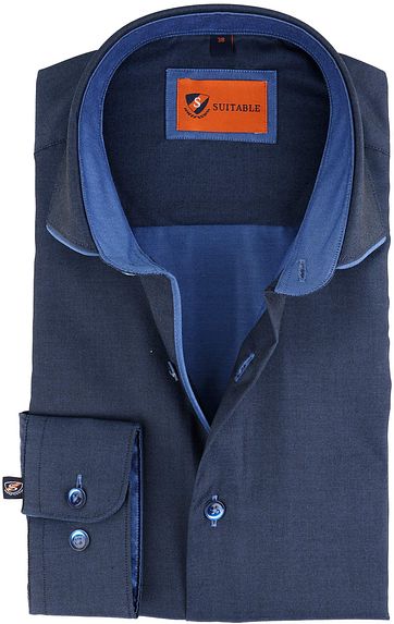 Suitable Overhemd Navy Twill 168 3 suitable kopen in de aanbieding Suitable Overhemd Navy Twill 168 3 suitable kopen in de aanbieding