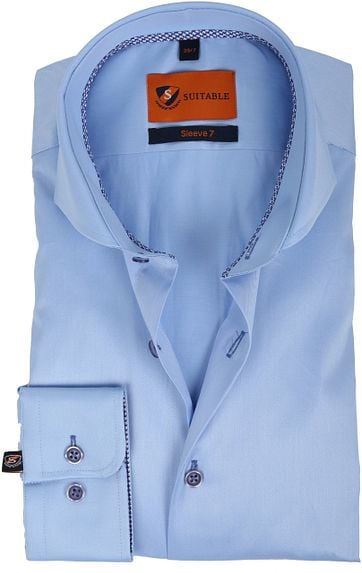 Suitable Overhemd Sl7 Blauw 180 2 suitable kopen in de aanbieding