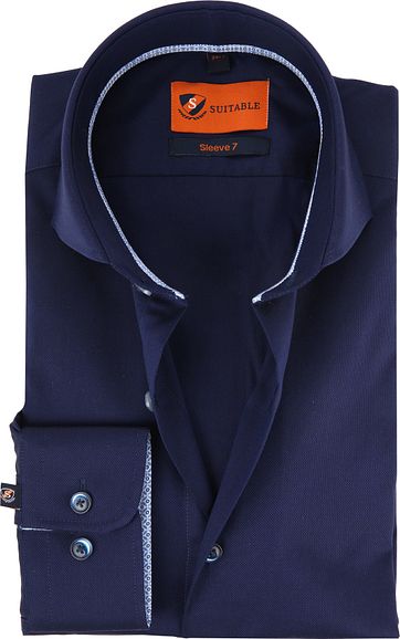 Suitable Overhemd SL7 Navy 191-2