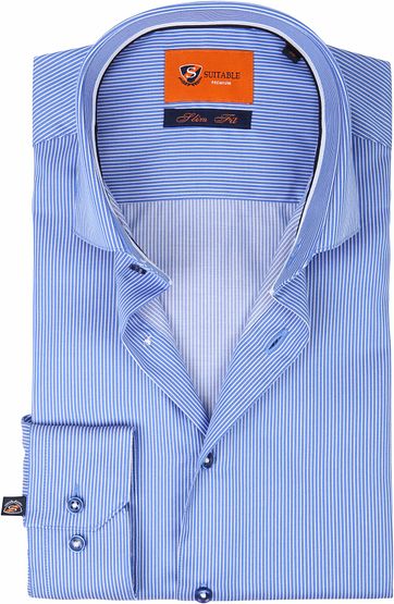 Suitable Overhemd Streep D82 02 suitable kopen in de aanbieding Suitable Overhemd Streep D82 02 suitable kopen in de aanbieding