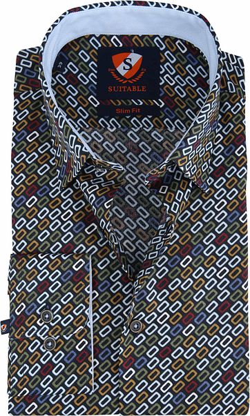 Suitable Overhemd Willem Retro Multicolour