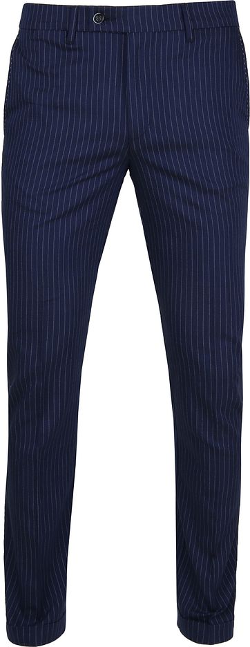 Suitable Pantalon Pisa Streifen Navy