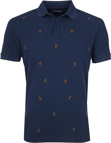 Suitable Poloshirt Palmen