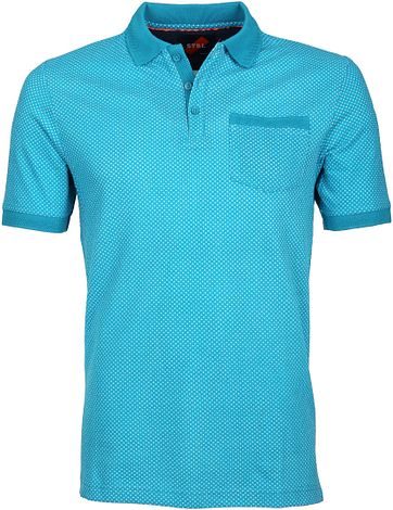 Suitable Poloshirt Typing Petrol