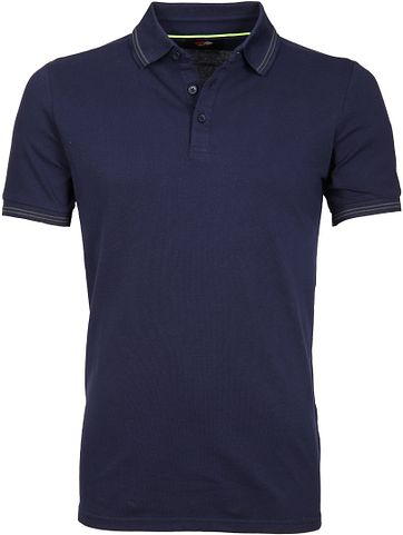 Suitable Poloshirt Typing Stretch Navy