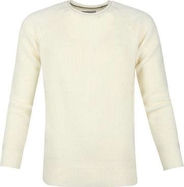 Suitable Prestige Fisherman Trui Off-White