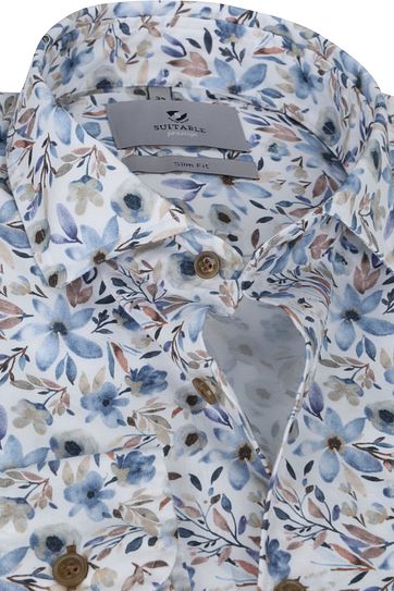 Suitable Prestige Hemd Blumen Acquarel