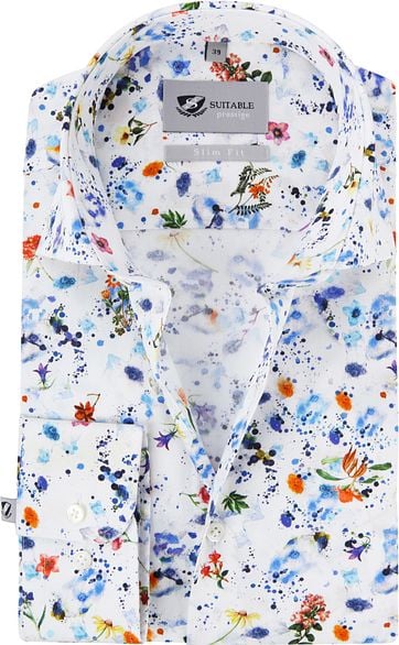 Suitable Prestige Hemd Ink Blumen