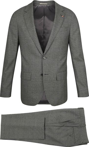 Suitable Prestige Kostuum Faux Ruiten Donkergroen