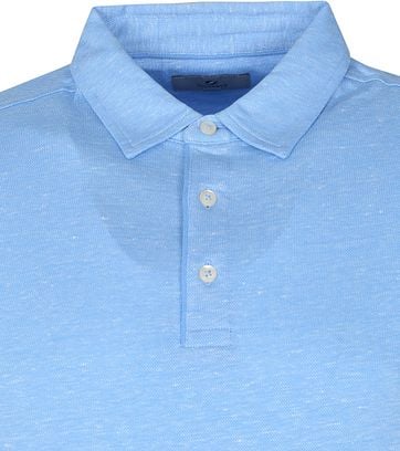 Suitable Prestige Melange Polo Blauw