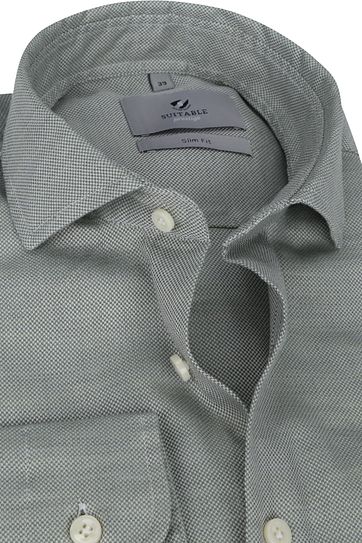 Suitable Prestige Overhemd Funi Groen