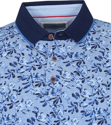 Suitable Prestige Polo Flower Blauw