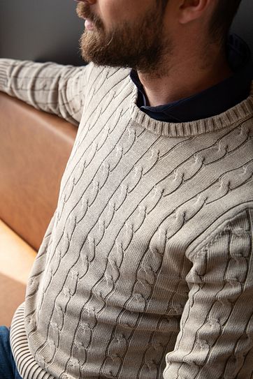 Suitable Prestige Pullover Cedric Beige