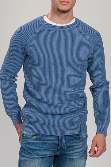 Suitable Prestige Pullover Cris Blauw