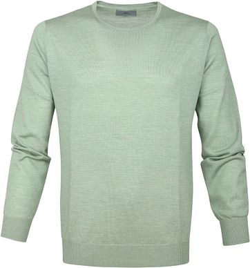 Suitable Prestige Pullover Groen Merino