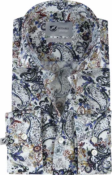 Suitable Prestige Shirt Flowers