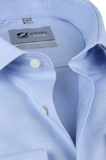 Suitable Prestige Shirt Mouline Light Blue