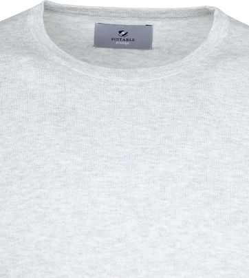 Suitable Prestige T-shirt Knitted Grijs