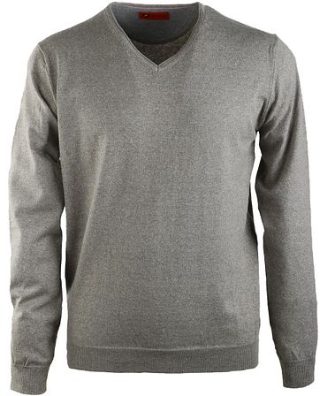 Suitable Pull V-Neck Green