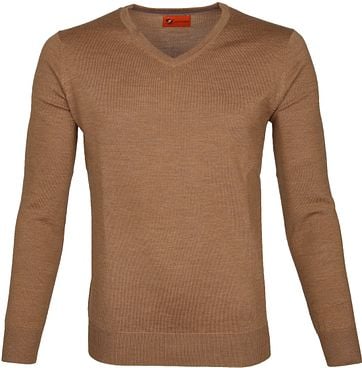 Suitable Pullover Aron Merino Camel suitable kopen in de aanbieding Suitable Pullover Aron Merino Camel suitable kopen in de aanbieding