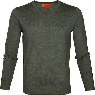 Suitable Pullover Aron Merino Groen suitable kopen in de aanbieding Suitable Pullover Aron Merino Groen suitable kopen in de aanbieding