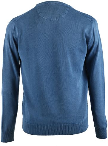 Suitable Pullover Blau Dreieck