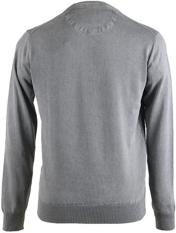 Suitable Pullover Grau Dreieck