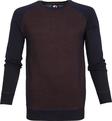 Suitable Pullover Harry Navy Karamell