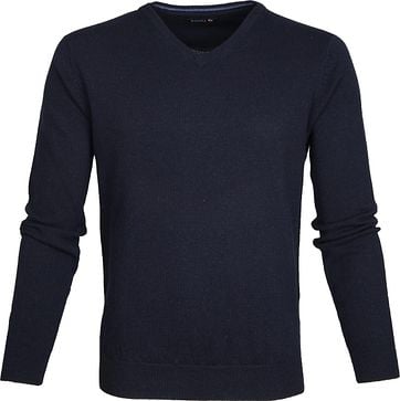 Suitable Pullover Lamswol V Hals Navy suitable kopen in de aanbieding Suitable Pullover Lamswol V Hals Navy suitable kopen in de aanbieding