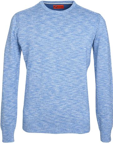 Suitable Pullover Melange Blauw suitable kopen in de aanbieding Suitable Pullover Melange Blauw suitable kopen in de aanbieding