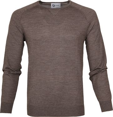 Suitable Pullover Prestige Merino Light Brown