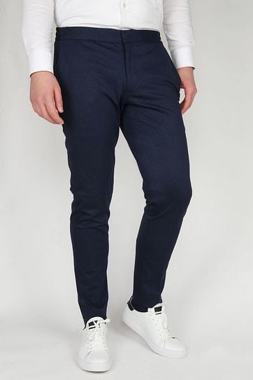 Suitable Respect Jog Hosen Melange Dunkelblau