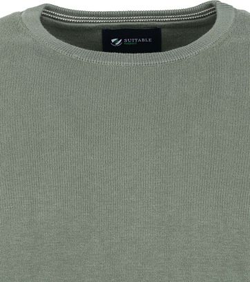 Suitable Respect Oini Pullover O-hals Groen