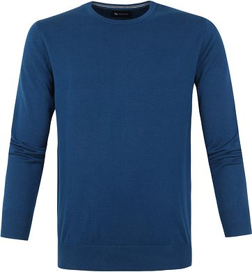 Suitable Respect Oini Pullover O-hals Petrol Blauw