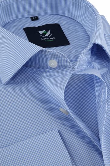Suitable Respect Shirt Checks Blue