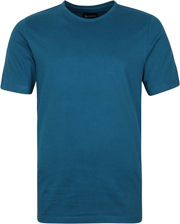 Suitable Respect T-shirt Jim Indigo Blauw