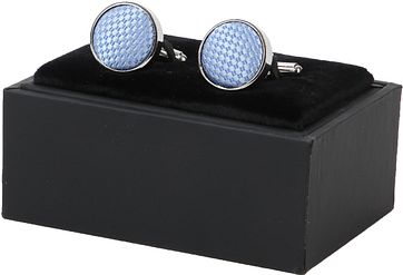 Suitable Seide Manschettenknöpfe Hellblau