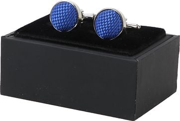 Suitable Seide Manschettenknöpfe Kobalt