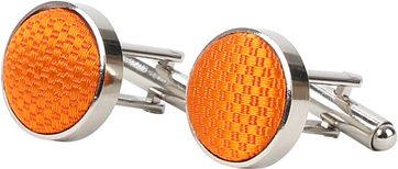 Suitable Seide Manschettenknöpfe Orange