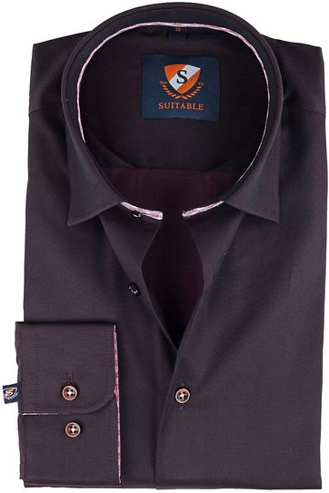Suitable Shirt Bordeaux