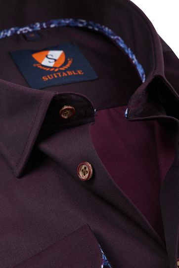 Suitable Shirt Bordeaux 188-5