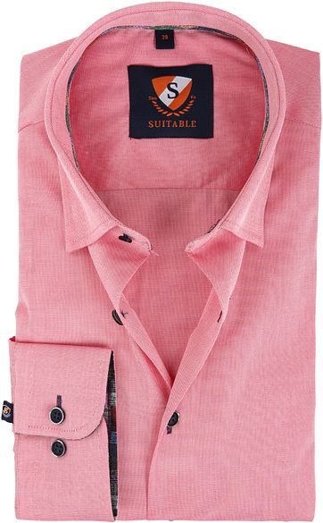 Suitable Shirt Dark Pink 183-4