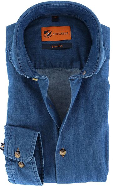 Suitable Shirt Denim 156-7