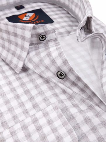 Suitable Shirt Grey Check