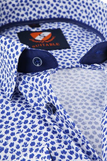 Suitable Shirt HBD Leaf Royal Blue