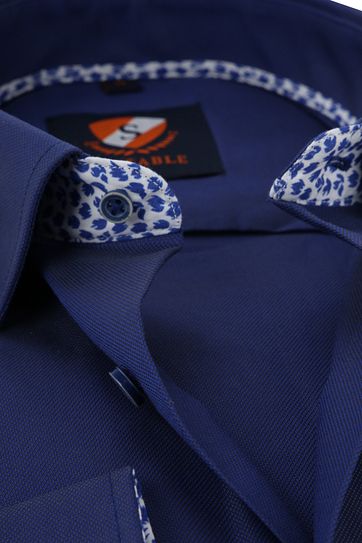 Suitable Shirt HBD Leaf Royal Navy