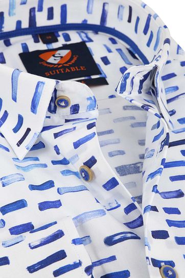 Suitable Shirt HBD Stripes Blue