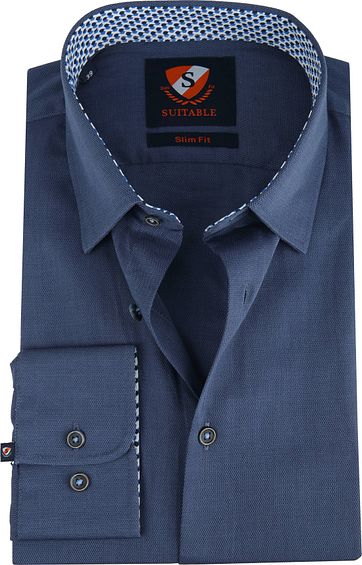 Suitable Shirt HBD Wesley Indigo