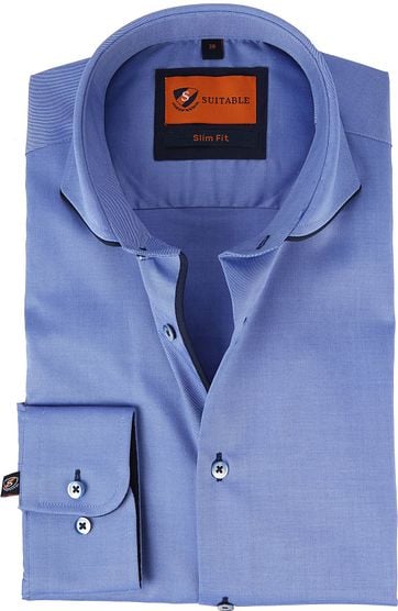 Suitable Shirt Indigo Blue